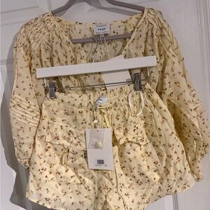 Sabo Yellow Floral Women's Set